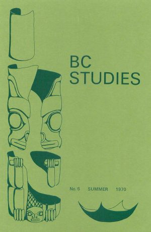 Product Image of: BC Studies no. 5 Summer 1970