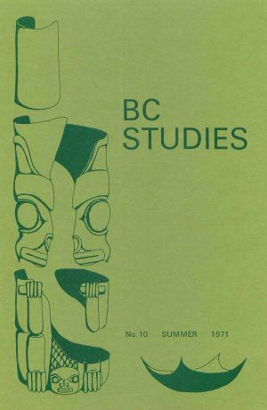 Product Image of: BC Studies no. 10 Summer 1971