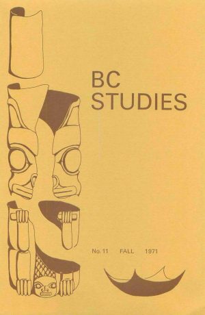 Product Image of: BC Studies no. 11 Autumn 1971