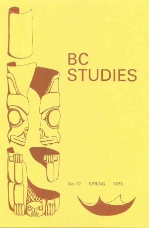 Product Image of: BC Studies no. 17 Spring 1973