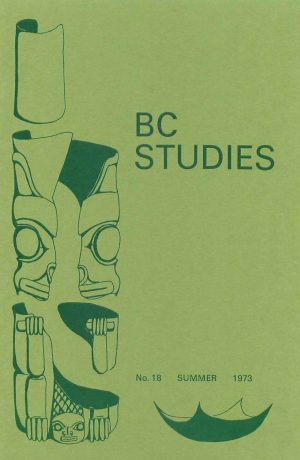Product Image of: BC Studies no. 18 Summer 1973