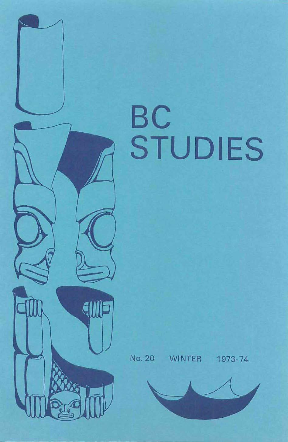Product Image of: BC Studies no. 20 Winter 1973-1974