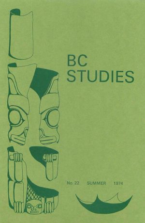 Product Image of: BC Studies no. 22 Summer 1974