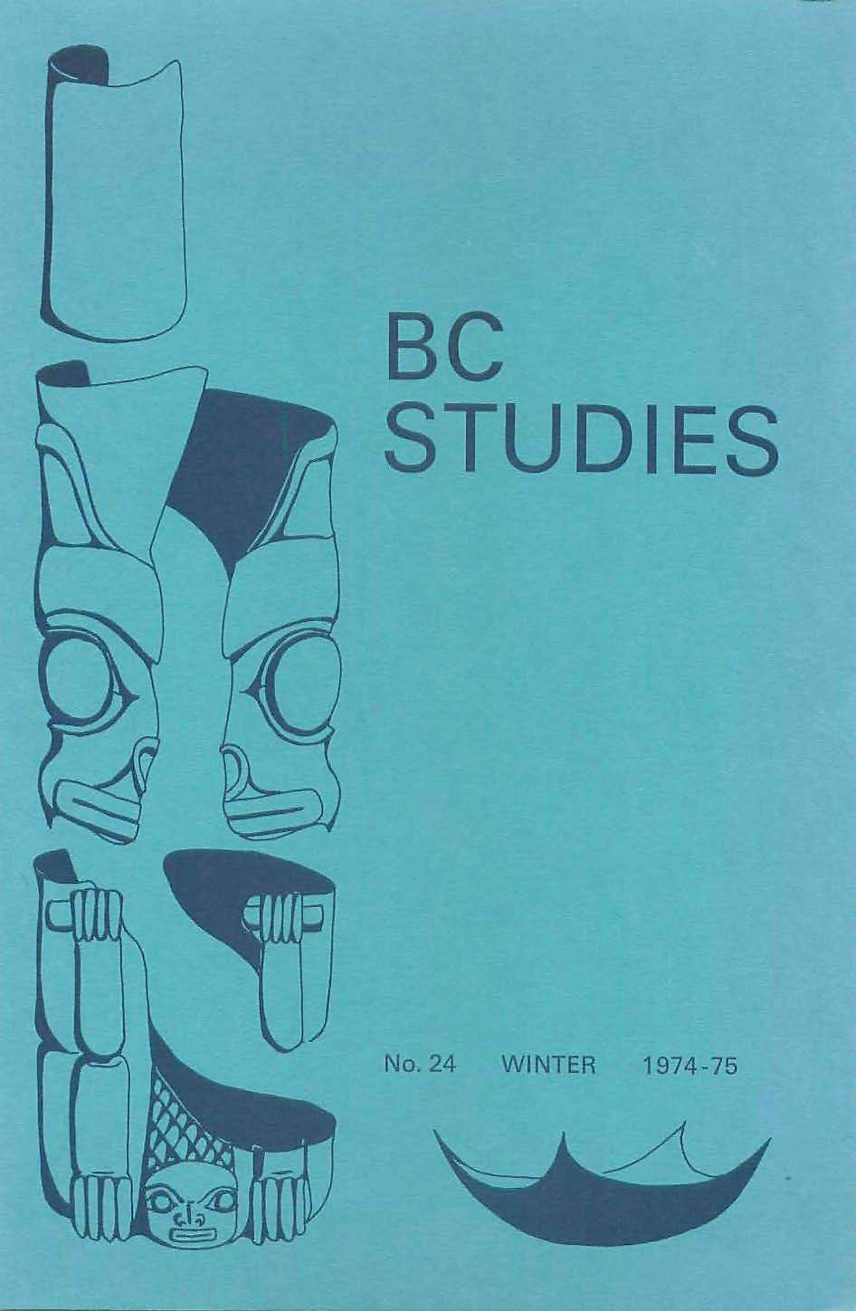 Product Image of: BC Studies no. 24 Winter 1974