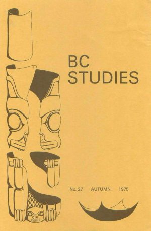 Product Image of: BC Studies no. 27 Autumn 1975