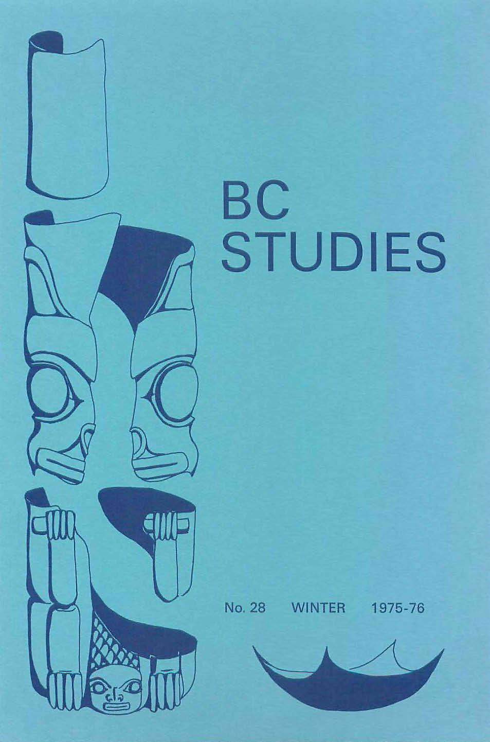 Product Image of: BC Studies no. 28 Winter 1975