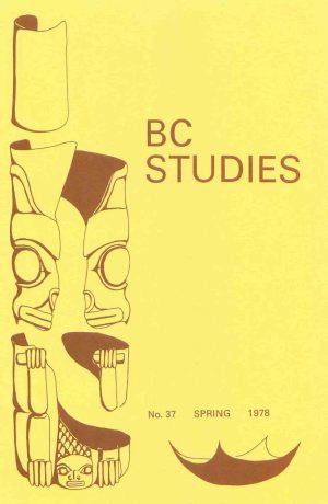 Product Image of: BC Studies no. 37 Spring 1978