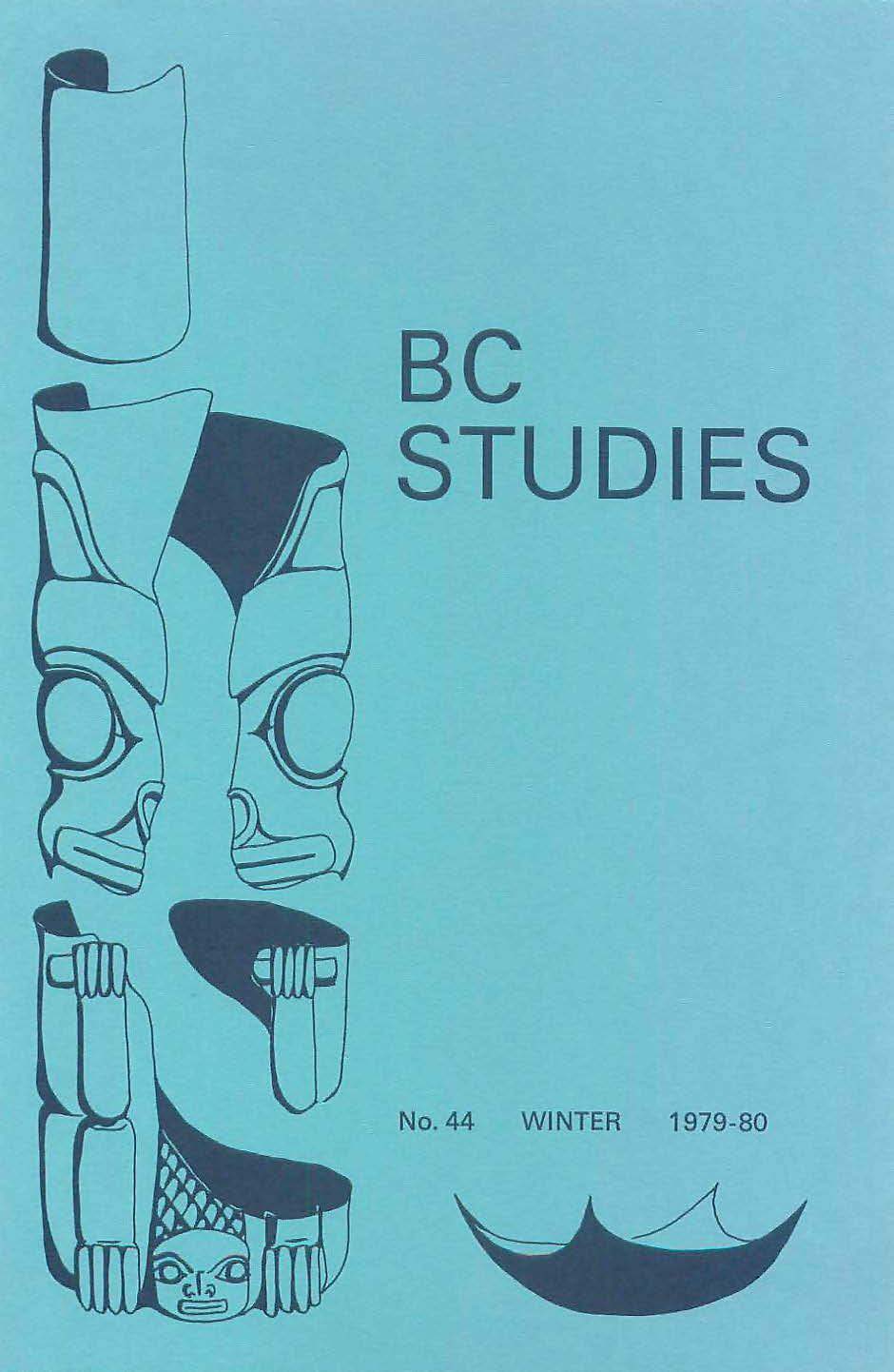 Product Image of: BC Studies no. 44 Winter 1979-1980