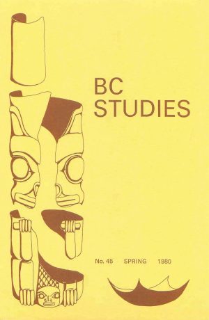 Product Image of: BC Studies no. 45 Spring 1980