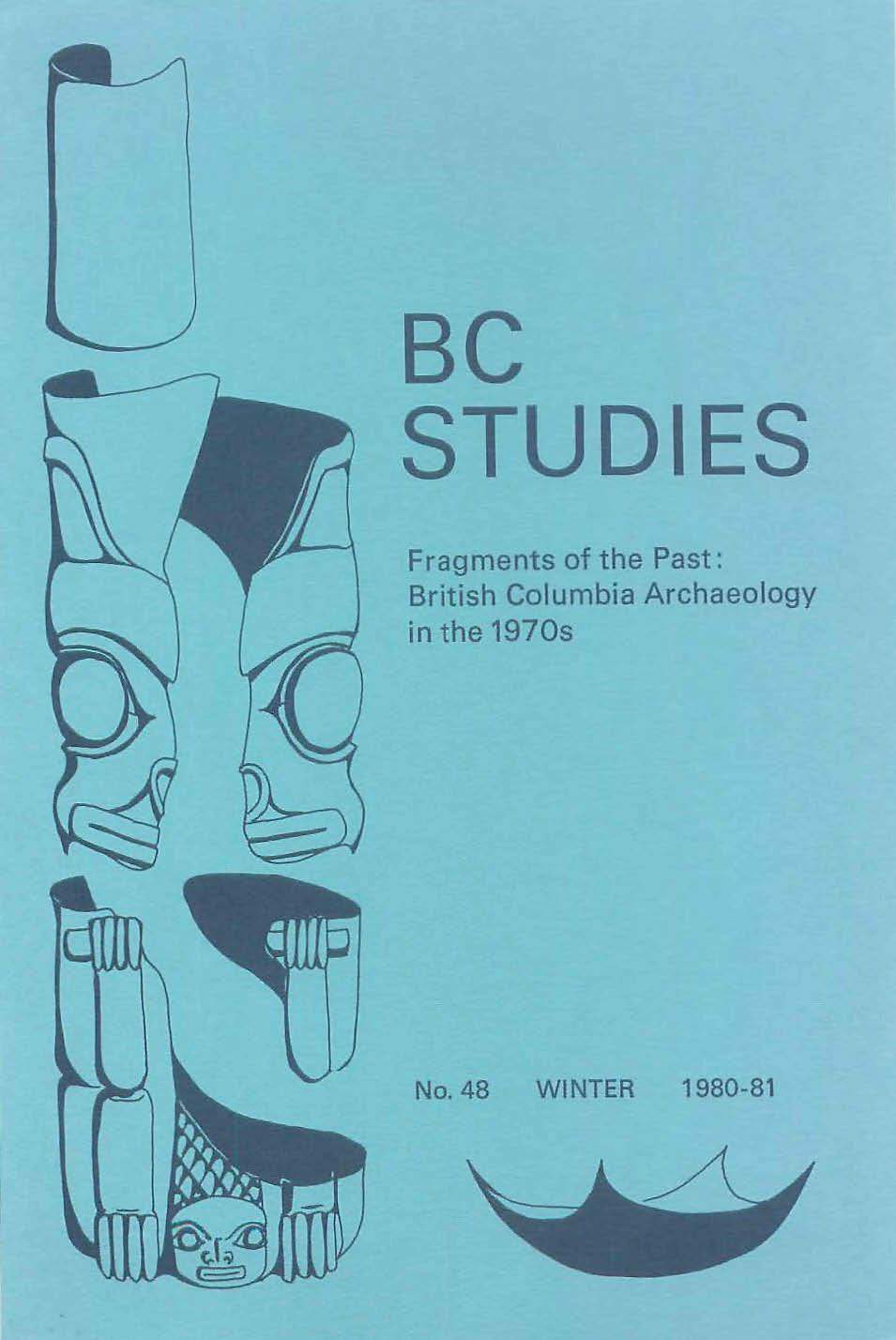 Product Image of: BC Studies no. 48 Winter 1980-1981