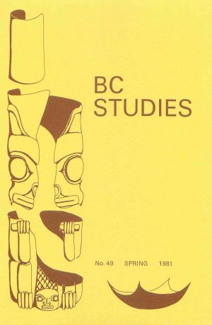 Product Image of: BC Studies no. 49 Spring 1981