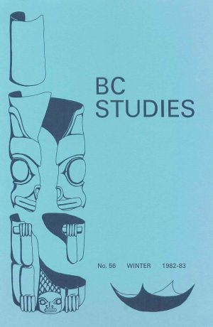 Product Image of: BC Studies no. 56 Winter 1982-1983