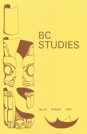 Product Image of: BC Studies no. 53 Spring 1982
