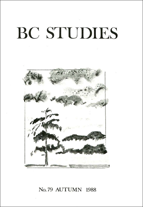 Product Image of: BC Studies no. 79 Autumn 1988