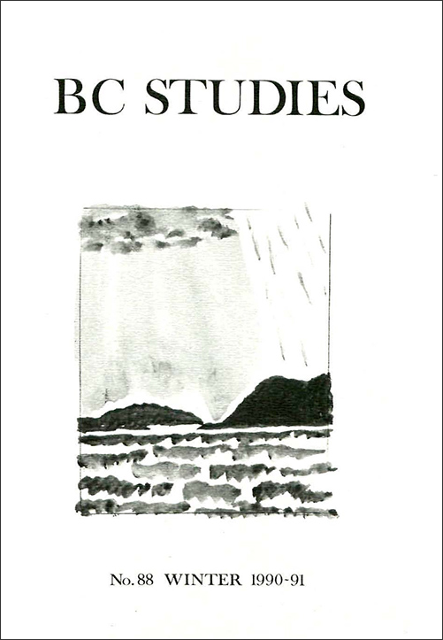Product Image of: BC Studies no. 88 Winter 1990-1991