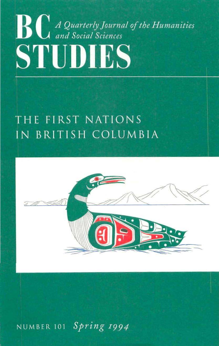Product Image of: BC Studies no. 101 Spring 1994