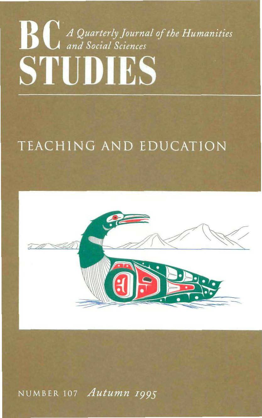 Product Image of: BC Studies no. 107 Autumn 1995