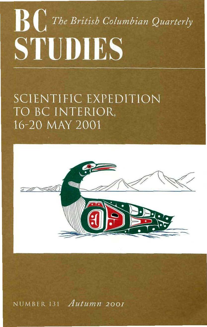 Product Image of: BC Studies no. 131 Autumn 2001