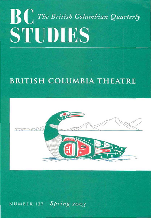 Product Image of: BC Studies no. 137 Spring 2003