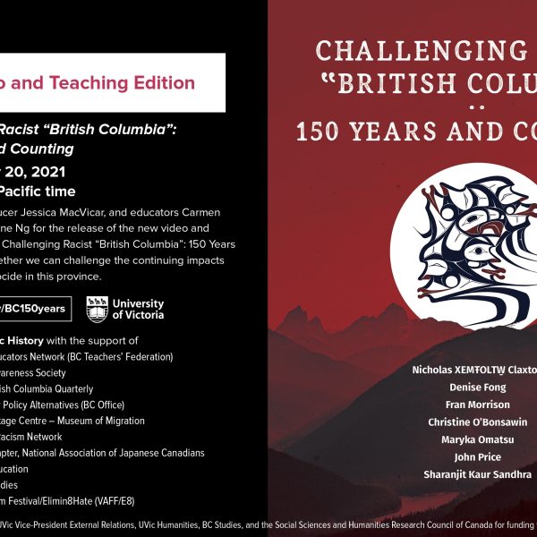 Cover photo for: Challenging Racist “British Columbia” – Video and Teaching Edition Launch