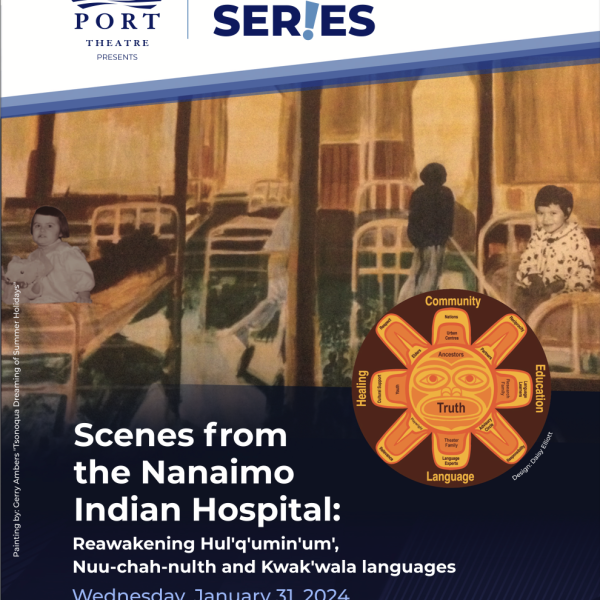 Cover photo for: Review: Scenes from the Nanaimo Indian Hospital, by Bill Holdom